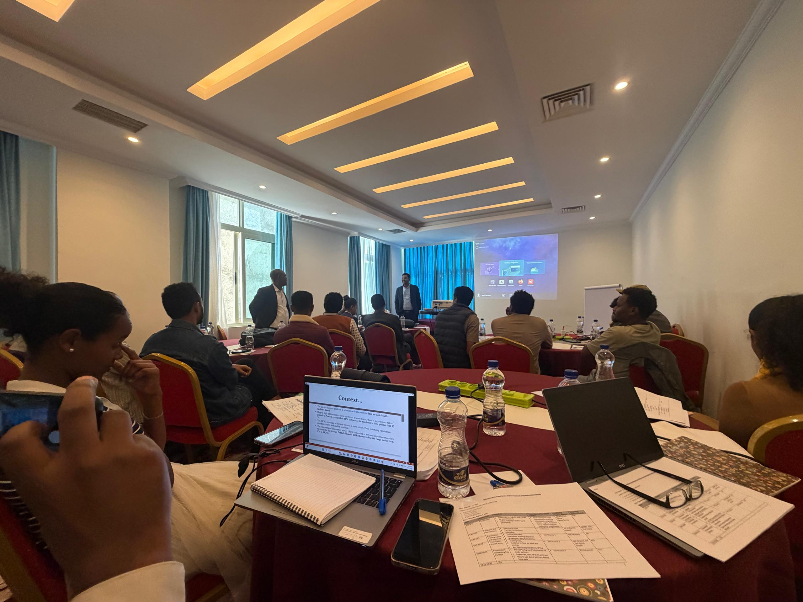 Project photograph — multisectoral immunization evaluation, Ethiopia